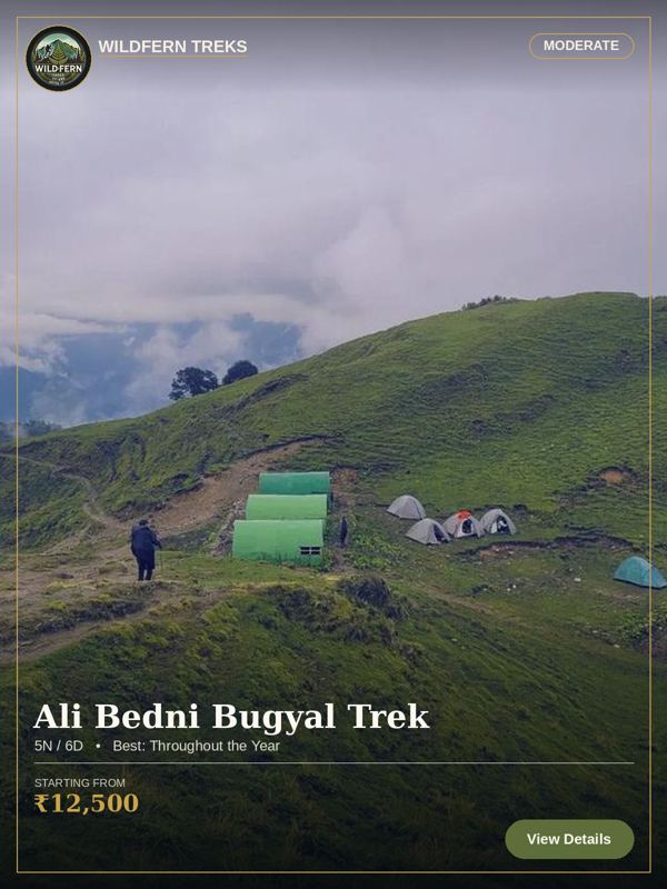 Ali Bedni Bugyal Trek