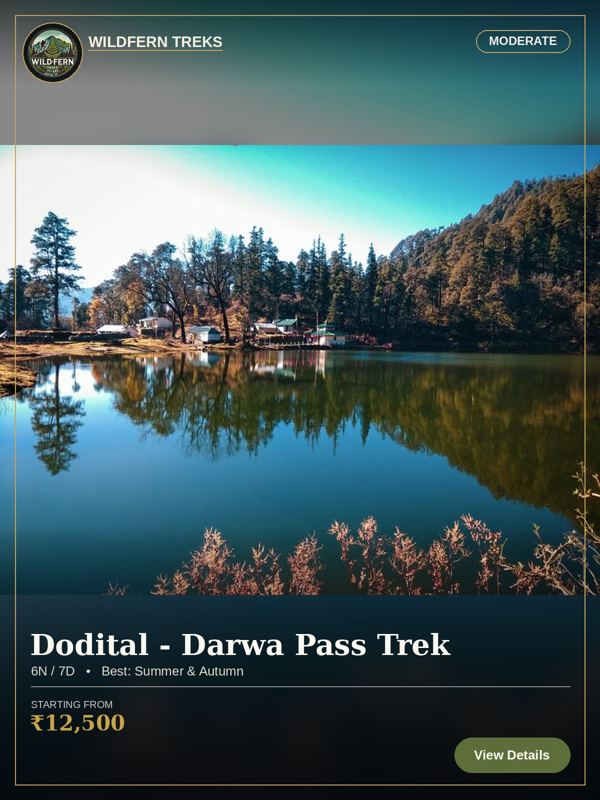 Dodital Darwa Pass Trek