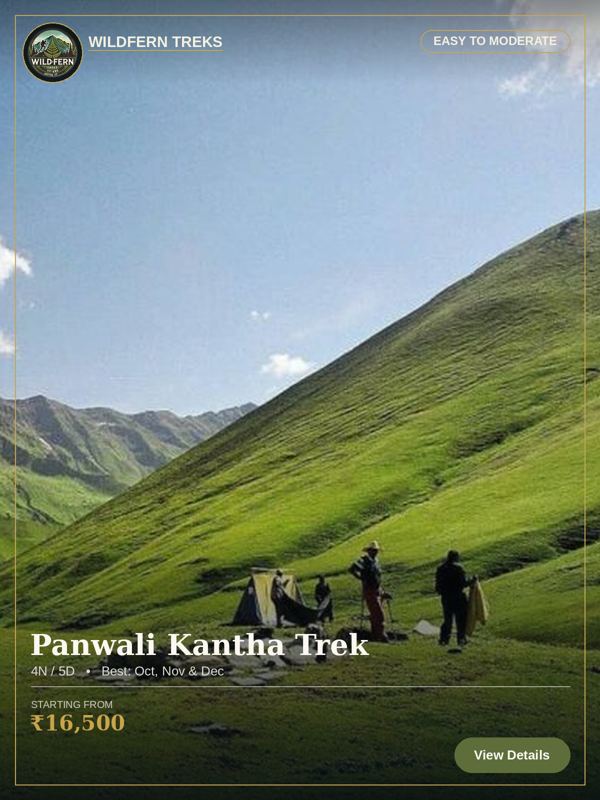 Panwali Kantha Trek